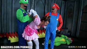 Mario Bros Y Luigi Rescatando Su Princesa