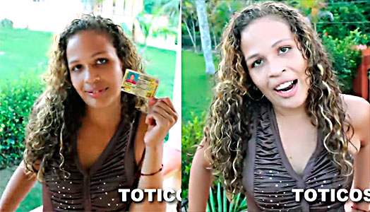 Dominicana Natacha Singan Con Un Gringo Por Dinero