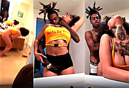 American rapper and a dancer porn video leaked on the networks