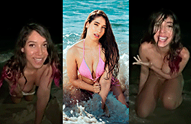 La Gigi RD Es Pillada En La Playa Y Hasta Intenta Escapar